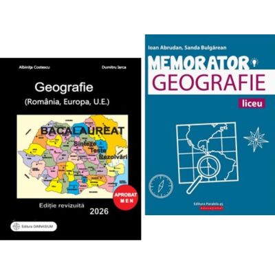 Pachet Bacalaureat Geografie 2026. Sinteze, Teste, Rezolvari si Memorator - Albinita Costescu, Sanda Bulgarean