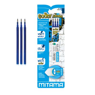 Set 3 mine pix Mitama, rescriere albastru, blister