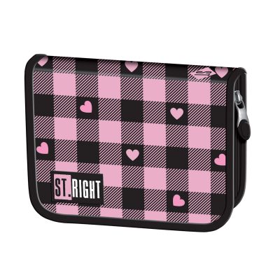 Penar Majewski ST Right, PC03, Pink Checkered, 1 compartiment, 20.5 x 14 x 3.5 cm