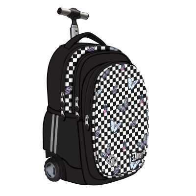 Troller Majewski ST Right, TB01, Chessboard Butterflies, 4 compartimente, 44 x 32 x 25 cm