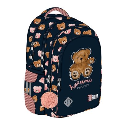 Ghiozdan scolar Majewski ST Right, BP58, Teddy Bear, 4 compartimente, 40 x 28 cm