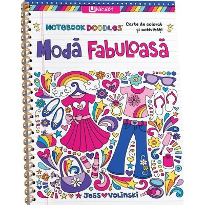 Moda fabuloasa. Carte de colorat si activitati - Jess Volinski