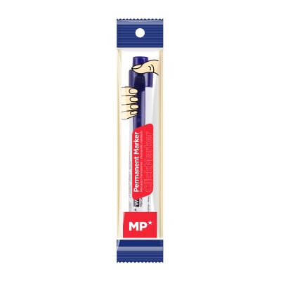 Marker Main Paper, retractabil, varf rotund, 1. 5 mm, albastru