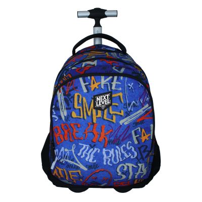 Troller Next Level, 2 in 1, albastru, 48x33x19 cm