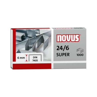 Capse Novus, 24/6 SUPER, 1000 bucati/cutie