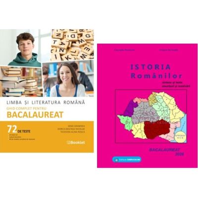 Pachet Bacalaureat 2026 Limba si literatura romana 72 teste si Istoria romanilor - Gheorghe Dondorici, Mimi Gramnea