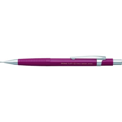 Creion mecanic profesional PENAC NP-9, 0.9mm, con metalic, varf cilindric fix - corp bordeaux