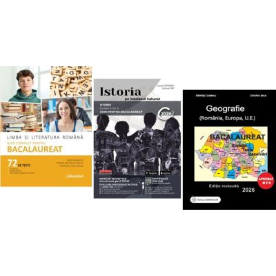 Pachet Bacalaureat 2026 Limba si literatura romana, Geografie si Istoria pe intelesul tuturor - Mimi Gramnea, Lucia Copoeru, Albinita Costescu