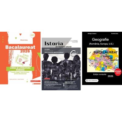 Pachet Bacalaureat 2026 Limba si literatura romana, Geografie si Istoria pe intelesul tuturor - Mihaela Dobos, Lucia Copoeru, Albinita Costescu