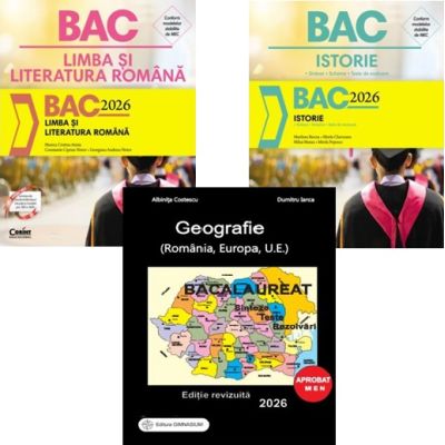 Pachet Bacalaureat 2026 Limba si literatura romana, Geografie si Istorie - Monica Cristina Anisie, Marilena Bercea, Albinita Costescu
