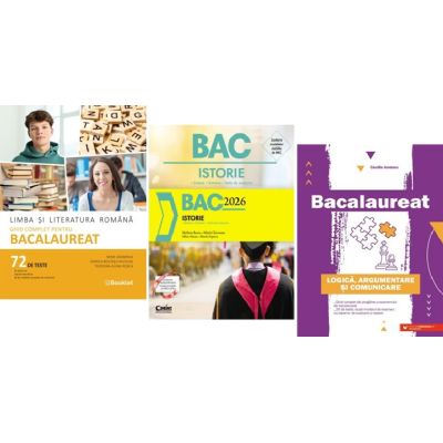 Pachet Bacalaureat Limba si literatura romana, Istorie si Logica Argumentare si comunicare - Mimi Gramnea, Marilena Bercea, Cecilia Ionescu