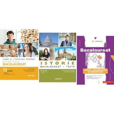 Pachet Bacalaureat Limba si literatura romana, Istorie si Logica Argumentare si comunicare - Mimi Gramnea, Adrian Ilie Aichimoaie, Cecilia Ionescu