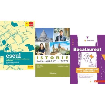 Pachet Bacalaureat Limba si literatura romana, Istorie si Logica Argumentare si comunicare - Liliana Paicu, Adrian Ilie Aichimoaie, Cecilia Ionescu