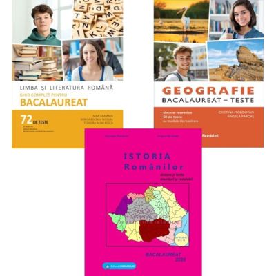 Pachet Bacalaureat 2026 Limba romana, Geografie si Istoria romanilor - Mimi Gramnea, Cristina Moldovan, Gheorghe Dondorici