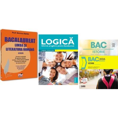 Pachet Bacalaureat Limba si literatura romana, Logica si Istorie - Mariana Badea, Gabriel Stefan Ion, Marilena Bercea