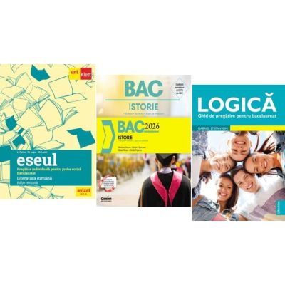 Pachet Bacalaureat Limba si literatura romana Eseul, Logica si Istorie - Liliana Paicu, Marilena Bercea, Gabriel Stefan Ion
