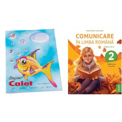 Pachet Caiet tip 2 Pestisor A5, 48 file, Casa Tipografica si Comunicare in limba romana. Manual clasa a 2-a - Madalina Stan