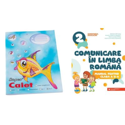 Pachet Caiet tip 2 Pestisor A5, 48 file, Casa Tipografica si Comunicare in limba romana. Manual pentru clasa a 2-a - Adriana Briceag