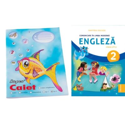 Pachet Caiet tip 2 Pestisor A5, 48 file, Casa Tipografica si Comunicare in Limba Moderna Engleza. Manual pentru clasa a 2-a - Valentina Barabas