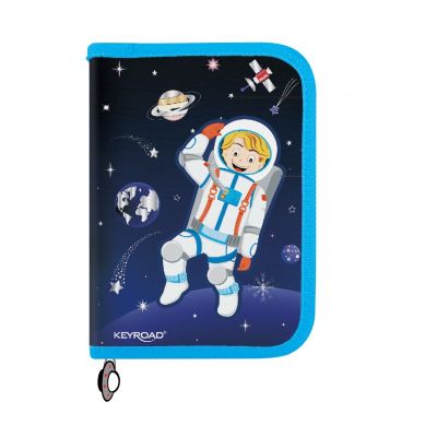 Penar echipat Keyroad, 1 fermoar, 1 extensie, albastru, KR971816