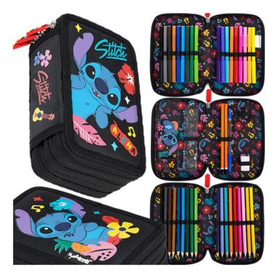 Penar echipat St. Majewski Stitch, 3 fermoare, negru, 679889