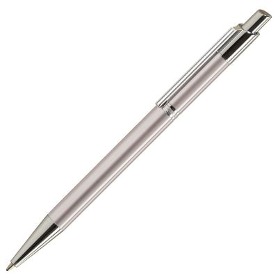 Pix cu bila Office-Cover Tiko, 1. 0mm, cu mecanism, pentru personalizare, corp metalic, argintiu