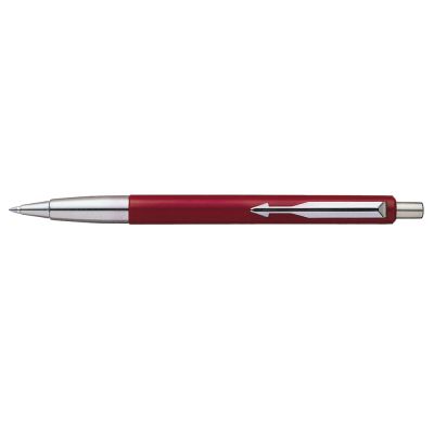 Pix cu mecanism, Parker, Vector, 0. 8 mm, accesorii cromate, rosu