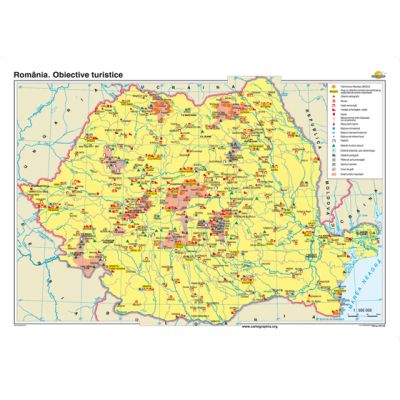 Romania. Obiective turistice 160x120 cm CR-3104A