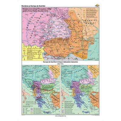 Romania si Europa de Sud-Est (1859-1914), 100x140 cm, CR-3219B