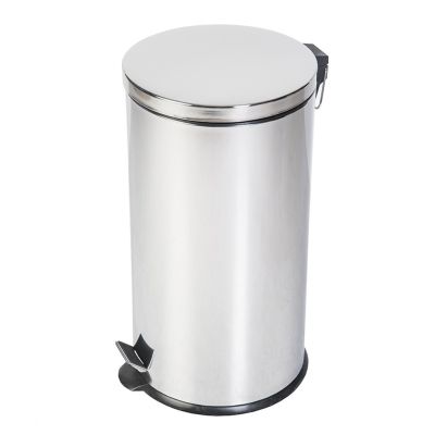 Cos inox cu pedala si galeata interioara, 40L