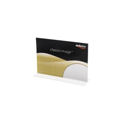 Display prezentare Deflecto RI98202 SSPA511, A5, portret, forma L, plastic