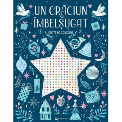 Un Craciun imbelsugat 1000 strasuri autocolante