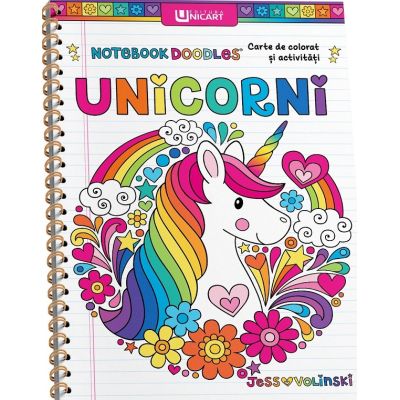 Unicorni. Carte de colorat si activitati - Jess Volinski