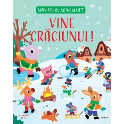 Vine Craciunul! Activitati cu autocolante