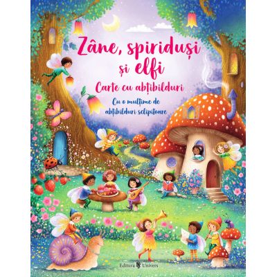 Zane, spiridusi si elfi. Carte cu abtibilduri - Fiona Watt