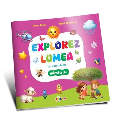 Explorez Lumea cu Autocolante 3+
