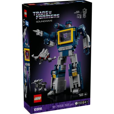 LEGO Icons (Creator Expert). Transformers: Soundwave 10358, 1505 piese