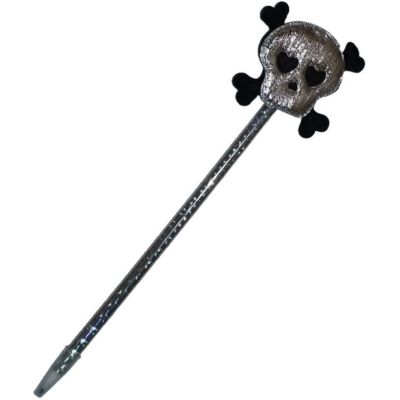 Pix cu figurine Cnx Halloween, craniu, argintiu
