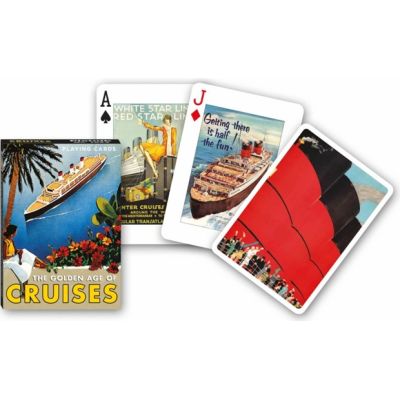 Carti de joc de colectie cu tema Golden Age of Cruises