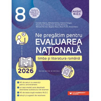 Limba si literatura romana. Evaluarea Nationala 2026. Clasa a 8-a - Cristina Cergan