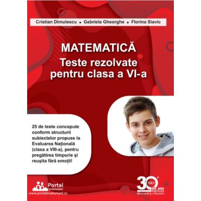 Matematica. Teste rezolvate pentru clasa a 6-a - Gabriela Silvia Gheorghe