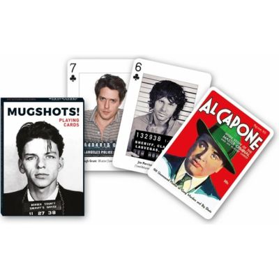 Carti de joc de colectie Piatnik, cu tema Mugshots