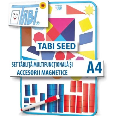 Tabi Seed, tablita multifunctionala A4 cu accesorii magnetice