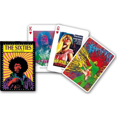 Carti de joc de colectie cu tema The Sixties