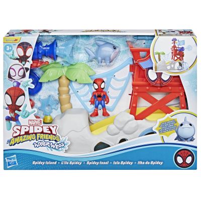SPIDEY SI PRIETENII LUI UIMITORI MARVEL WATER WEBS INSULA LUI SPIDEY