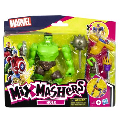 MARVEL AVENGERS MIX MASHERS SET FIGURINA HULK 12CM SI ACCESORII