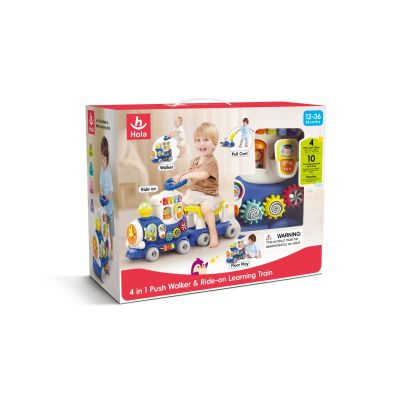 Trenulet 4 in 1 albastru