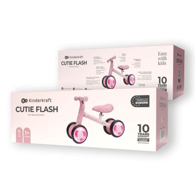 Bicicleta echilibru cutie flash, pink