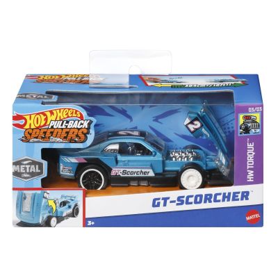 HOT WHEELS MASINUTA METALICA CU SISTEM PULL BACK GT SCORCHER SCARA 1: 43