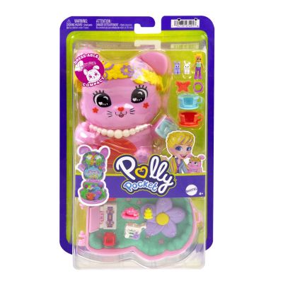 POLLY POCKET SET GENTUTA ANIMALUT IEPURAS LA PETRECERE CU ACCESORII